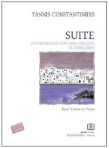 SUITE sur des melodies populaires grecques du dodecanese: pour violon et piano