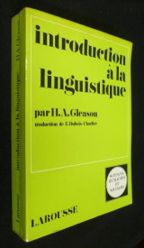 Introduction à la linguistique