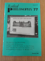 Radical Philosophy, issue 77 (May/June 1996)