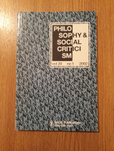 Philosophy & social criticism, vol. 28, no. 1 (2002)