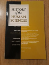 History of the Human Sciences, vol. 14, no. 4