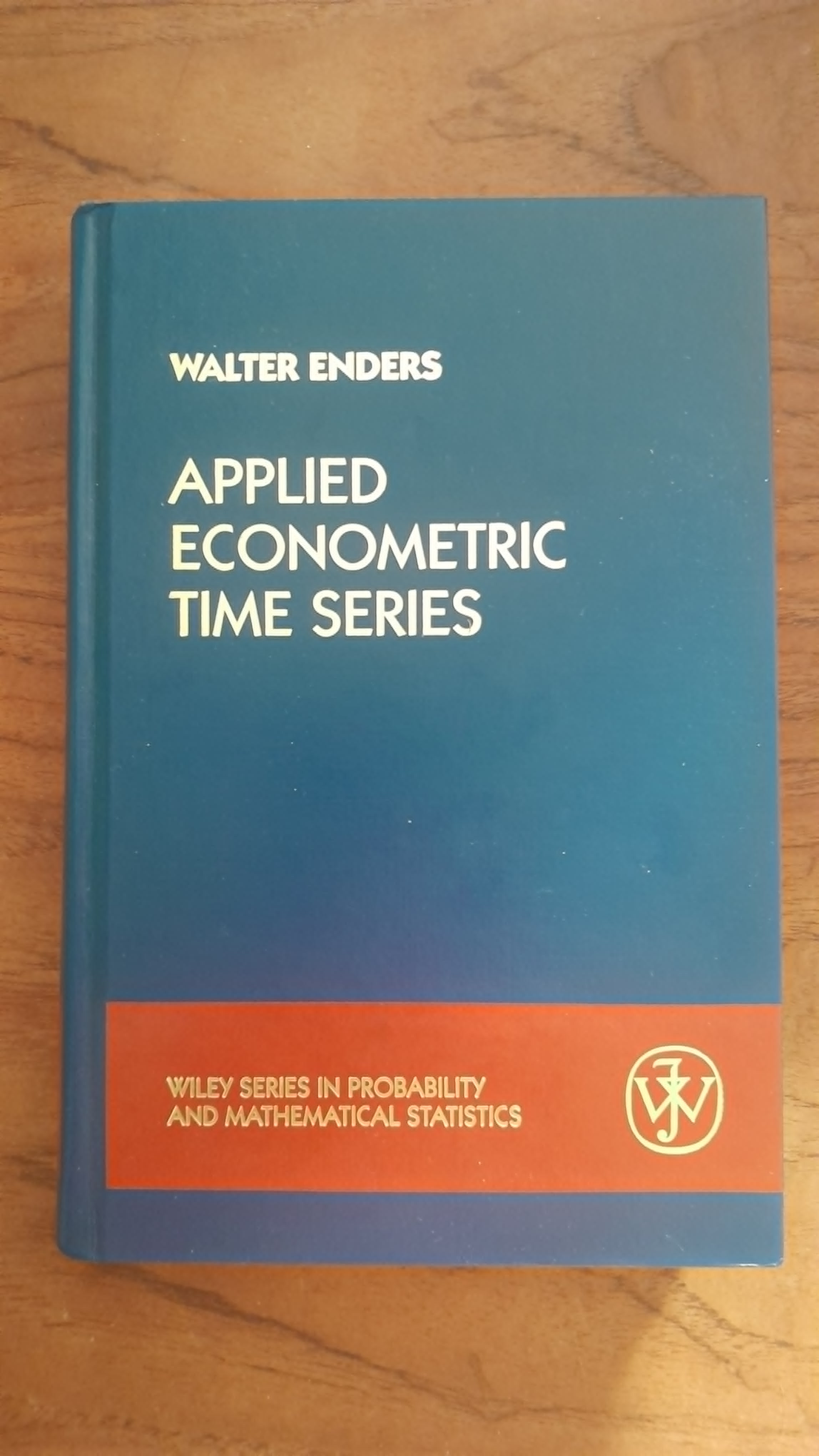 Applied Econometric Time Series (Wiley Series in Probability and