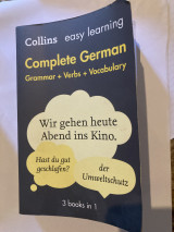 Easy Learning German Complete Grammar, Verbs and Vocabulary (3 books in 1)