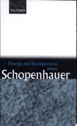 Parerga and Paralipomena Volume I