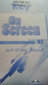 On screen b2 writing book key