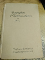 Biographies d'hommes celembres