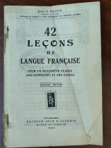 42 leçons de langue française