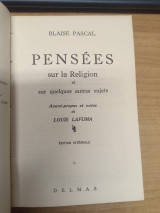 Pensees Sur La Religion