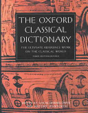The Oxford Classical Dictionary