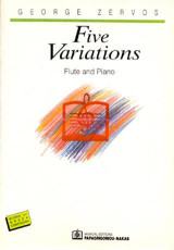 Five Variations: for Flute and Piano