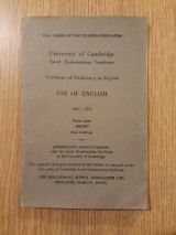 Certificate of Proficiency in English. Use of English past papers 1968-1972
