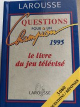 QUESTIONS POUR UN CHAMPION. Livre-jeu 1995