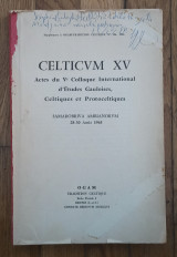 Celticum XV. Actes du V colloque international d études Gauloises, Celtiques et Protoceltiques
