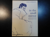 In the small mirror