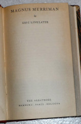 Magnus merriman 1935 volume 238 eric linklater