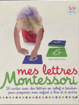 Mes lettres Montessori : 26 cartes avec des lettres en relief à toucher pour préparer mon enfant à lire et à écrire