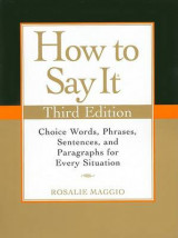 How to Say It