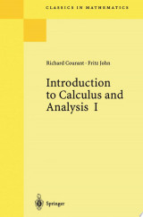 Introduction to Calculus and Analysis I
