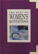 The Best of Women's Quotations