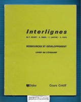 Interlignes: Ressources et Developpment : Livret de l’Etudiant