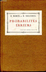 Probabilites Erreurs (Borel-Deltheil, 1934)