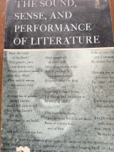 The sound, sense, and performance of literature