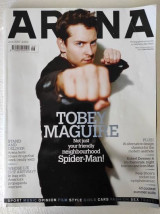 Arena magazine Tobey Maguire