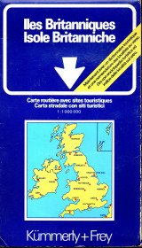 Britische Inseln - British Isles - Les Britanniques - Isole Britanniche - Χάρτης 1:1000000