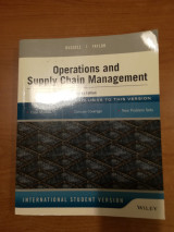 Operations and Supply Chain Management