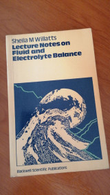 Lecture Notes on Fluid and Electrolyte Balance