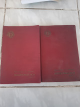 Μαθηματικα βιβλια 1 και 2(κ . αφενδρα, ιδρυμα ευγενιδου, 1976 ο 1ος τομος και 1975 ο 2ος)