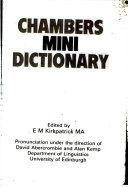 Chambers Mini Dictionary