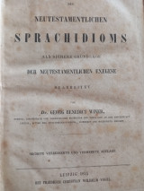 Grammatik des neutestamentlichen sprachidioms