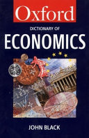 A Dictionary of Economics