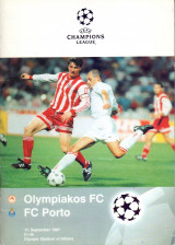 Ολυμπιακός - Πόρτο / Match Program - Champions League 1997-1998