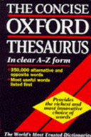 The Concise Oxford Thesaurus