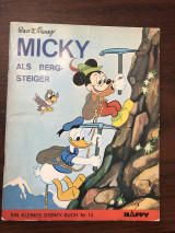 Micky als bergsteiger