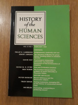 History of the Human Sciences, vol. 12, no. 1