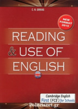 Reading and Use of English, Cambridge English First (fce) for Schools (new Format 2015)
