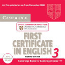 Cambridge First Certificate in English 3 for Updated Exam Audio CDs (2)