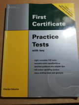 First Certificate practice tests with key