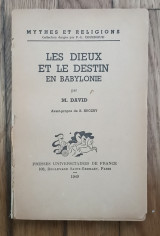 Les dieux et le destin en Babylonie