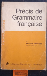 Precis de grammaire francaise. 27e edition