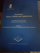 Intonation: Theory, Models and Applications