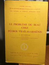 Le problème du beau chez Pétros Vraïlas-Arménis