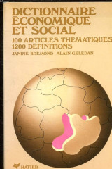 Dictionnaire economique et social