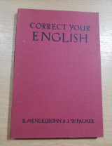 Correct your English