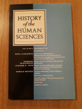 History of the Human Sciences, vol. 10,4
