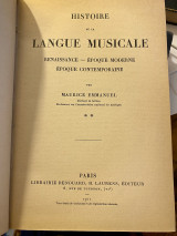 Histoire de la langue musicale renaissance époque moderne époque contemporaine
