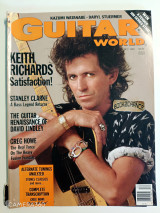 Guitar world Δεκέμβριος 1988 Keith Richards rolling stones